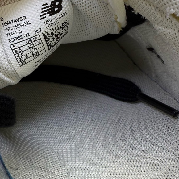 New Balance 574VSG Sea salt black Vulc 574 Skater Streetwear New Balance - Picture 12 of 13